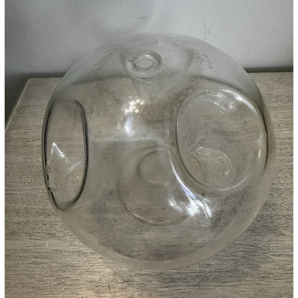 Vintage 1978 Buzz Blodgett Unreal Sitting Bubble Lite Glass Candle Holder